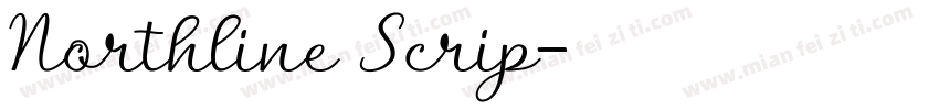 Northline Scrip字体转换